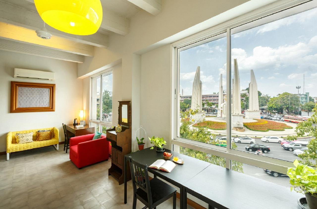 Baan Dinso Hostel@Ratchadamnoen Bangkok Exterior foto